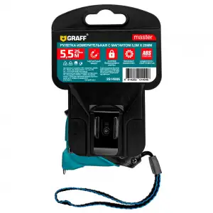 купить Рулетка измерительная с магнитом 5,5м х 25мм Master GRAFF
