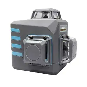 купить Уровень лазерный линейный RÖGEL, диапазон 30 м, 12 зелёных лучей, горизонталь/вертикаль/перекрестие/360 гр.