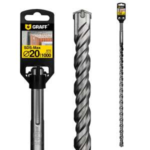 купить Бур (сверло) по бетону 20 мм длина 870 мм SDS-max GRAFF