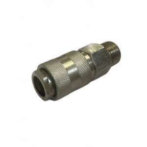 купить Быстроразъем пневматический с обратным клапаном, наружная резьба 1/4" "H-D"