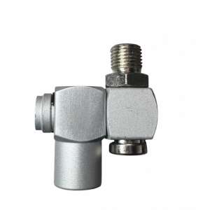 купить Штуцер пневматический шарнирный двойной с резьбой M1/4" x F1/4" "H-D"