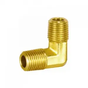 купить Штуцер пневматический угловой с наружными резьбами 1/2" х 1/2" (латунь) "H-D"