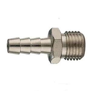 купить Штуцер пневматический наружная резьба 1/4" - "елочка" 6мм "H-D"