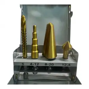 купить Сверла по металлу специальные, HSS 4241, набор 4 предмета "H-D"