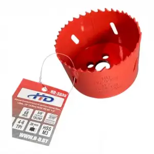 купить Коронка биметаллическая по металлу и дереву 68мм., L38мм., 5/8"-18UNF, HSS M3 "H-D"