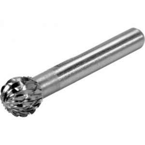 купить Шарошка металлическая сферическая 10х5.4x45мм для обработки металла "H-D"