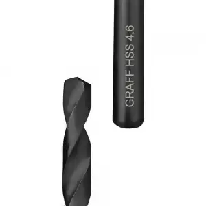 купить Сверло по металлу 4,6 мм парооксидированное GRAFF россыпь