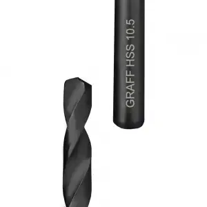 купить Сверло по металлу 10,5 мм парооксидированное GRAFF россыпь