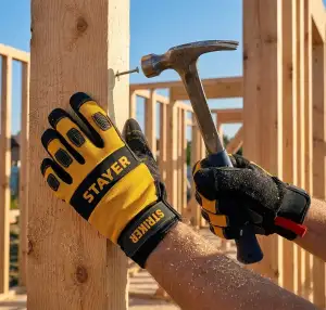 купить STAYER STRIKER р.XL (10), комбинированные перчатки для тяжелых механических работ (11410-XL)