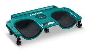 купить KRAFTOOL KRAFT BOARD на единой, базе, 5 колёс, лоток для инструментов, нагрузка до 110кг, строительные наколенники на колёсах (11513)