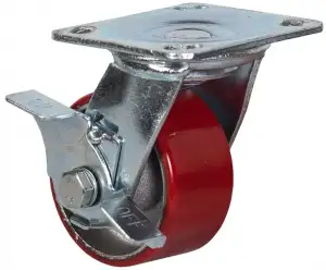 купить Колесо большегрузное поворотное  с тормозом 100 мм - SCpb 42