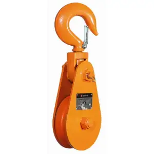 купить Блок шкивовый однорольный с крюком 2 т, D каната 7 - 9 мм LH, СибТаль