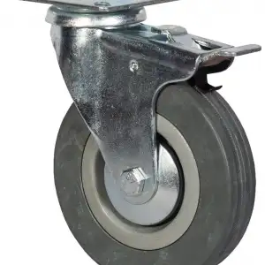 купить Колесо аппаратное поворотное с тормозом 75 мм - SCgb 93