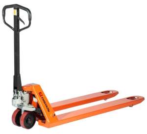 купить Гидравлическая тележка (рокла) ACR, 3 т, Вилы: 1150 Х 550, СибТаль, полиуретановые колеса