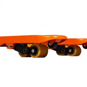 купить Гидравлическая тележка (рокла) ACR, 5 т, Вилы: 1150 Х 550, СибТаль, полиуретановые колеса