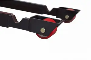 купить Гидравлическая тележка с ножничным подъемом (рокла) ACR-S, 1,5 т, Вилы: 1150 X 540, СибТаль, полиуретановые колеса