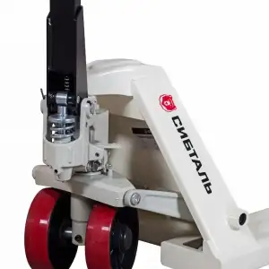 купить Гидравлическая тележка (рокла) ACR-P, 2,5 т, Вилы: 1150 X 550, СибТаль, полиуретановые колеса