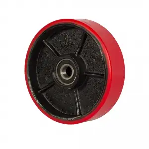 купить Колесо гидравлической тележки с подшипниками, полиуретан, 160 х 50мм