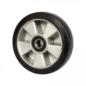 купить Колесо гидравлической тележки с подшипниками, резина, 180 х 50мм