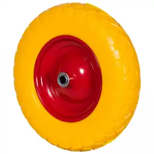 купить Колесо пенополиуретановое 4,00-8, д.380 мм, ось 20 мм (PU 3000-20)