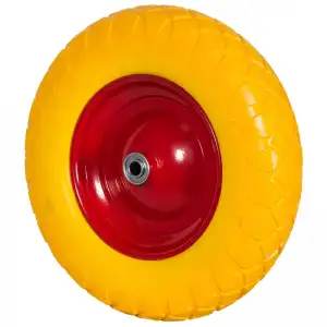 купить Колесо пенополиуретановое 4.00-8, д.380 мм, ось 16 мм (PU 3000-16)