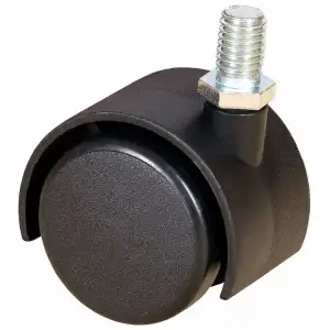 купить Колесо мебельное черное, болтовое крепление 40 мм - TWT 40