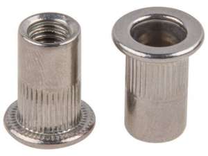 купить Заклепка резьбовая М10 нерж.сталь (А2), цилиндрический бортик (100 шт в карт. уп.) (STARFIX)