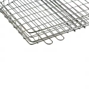 купить Решетка гриль 305 х 235 х 55 мм, объемная, хромированная Camping Palisad