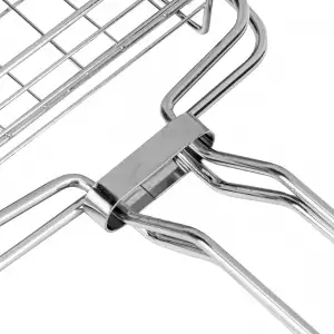 купить Решетка-гриль 300 х 400 х 65 мм, объемная, хромированная Sparta