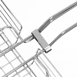 купить Решетка-гриль 240 х 310 х 55 мм, объемная хромированная Sparta