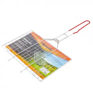 купить Решетка-гриль 220 x 340 мм, хромированная, PVC рукоятка Sparta