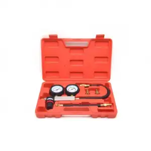 купить Манометр для измерения утечки в цилиндрах 0-7 bar в наборе с адаптерами, 4пр. "H-D"