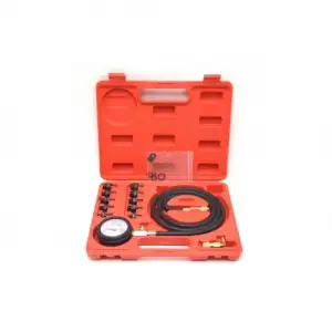 купить Манометр для измерения давления масла 0-10 bar с переходниками, набор 12пр. "H-D"