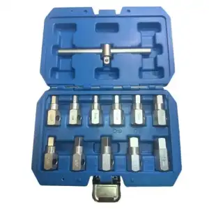 купить Головки торцевые для сливной пробки 3/8", набор 12пр. "H-D"