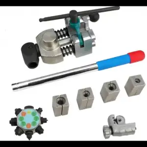 купить Инструмент ручной для опрессовки тормозных трубок 4.75, 6.35, 8, 9.5мм, набор 8пр. "H-D"