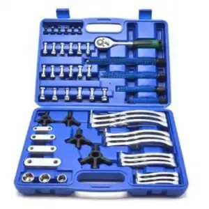 купить Съемники двух-трехзахватные переставные 3"-8" (захват 40-200мм), набор 72пр., PREMIUM "H-D"