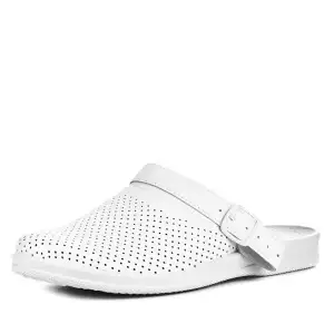 купить Сабо мужские с перфорацией, Молдова белые (95380108)
