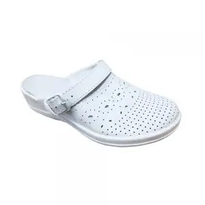 купить Сабо женские с перфорацией, Молдова белые (69560108)