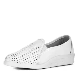 купить Обувь женская туфли повседневные из кожи на подошве ПВХ( с перфорацией) Молдова (55-01)