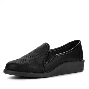 купить Туфли женские с перфорацией, Молдова черные (55110105)