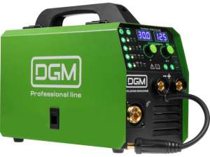 купить Полуавтомат сварочный DGM TECMIG-305 PULSE (230В, MIG/PULSE MIG/SPOT/FLUX/TIG/MMA, Синергия, евроразъем, смена полярности)