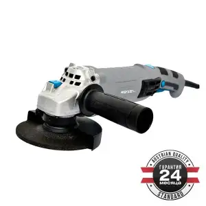 купить Угловая шлифовальная машина RÖGEL, 1100 Вт, 3000-11000 об/мин, бронированный ротор, рег. оборотов, диск 125 мм