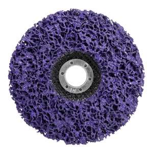 купить Круг зачистной коралловый средней жесткости 125 мм фиолетовый GRAFF