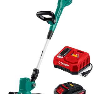 купить ЗУБР 20 В, 310 мм, 1 АКБ LMS (2 Ач), триммер аккумуляторный бесщеточный (ТАБ-2031-21)