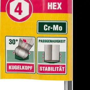 купить KRAFTOOL Hex 4, длинный имбусовый ключ (27437-4)