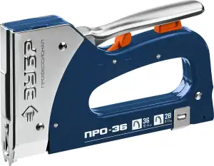 купить ЗУБР Про-36, скобы тип 36/28, кабельный рессорный степлер (31580)