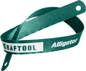 купить KRAFTOOL Alligator-24, 24 TPI, 300 мм, биметаллическое гибкое полотно по металлу (15942-24-S10)