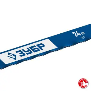 купить ЗУБР Биметалл-24, 24 TPI, Биметаллическое полотно по металлу, Профессионал (15855-24-10)