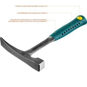 купить KRAFTOOL Thor, 600 г, цельнокованый молоток каменщика (20191)