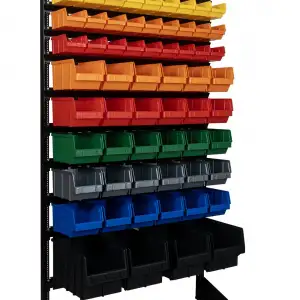 купить Витрина с отделениями для автосервиса под запчасти